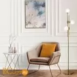 Напольный светильник Eurosvet Volver new 01383/3 латунь a066798 - Фото 2