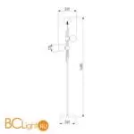 Напольный светильник Eurosvet Volver new 01383/3 черный a066797 - Фото 4