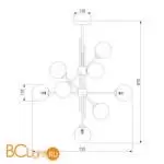 Подвесной светильник Eurosvet Volver new 50383 черный a066795 - Фото 4