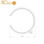 Настольная лампа Eurosvet Vortex 80411/1 хром 10W - Схема