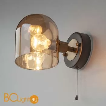 Бра Eurosvet Wade 70103/1 бронза/черный - Фото 1