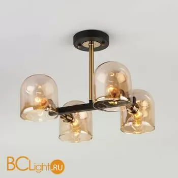 Потолочная люстра Eurosvet Wade 70103/4 бронза/черный