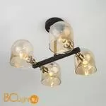 Потолочная люстра Eurosvet Wade 70103/4 бронза/черный - Фото 1