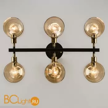 Потолочная люстра Eurosvet Wade 70103/6 бронза/черный - Фото 0