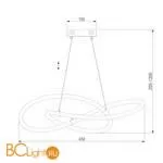 Подвесной светильник Eurosvet Warta 90234/1 хром - Фото 3