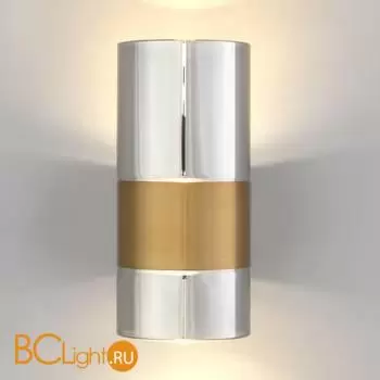 Настенный светильник Eurosvet Watford new 40021/1 LED латунь/дымчатый a062084 - Фото 0