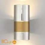 Настенный светильник Eurosvet Watford new 40021/1 LED латунь/дымчатый a062084 - Фото 0