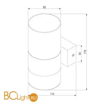 Настенный светильник Eurosvet Watford new 40021/1 LED хром/дымчатый a062091 - Фото 3