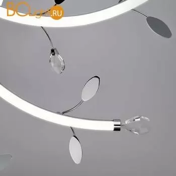 Потолочный светильник Eurosvet Willow 90128/10 хром 90W - Фото 6