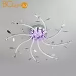 Потолочный светильник Eurosvet Willow 90128/8 хром 72W - Фото 7