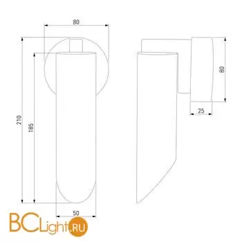Настенный светильник Eurosvet Wing new 40037/1 черный жемчуг a062382 - Фото 1
