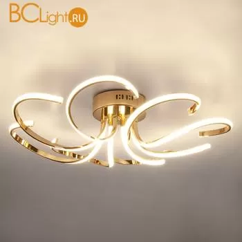 Потолочный светильник Eurosvet Wisteria 90096/8 золото 75W - Фото 1