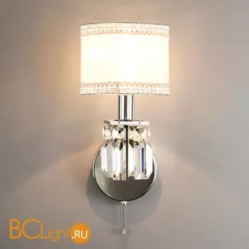 Бра Eurosvet Zaffiro 10099/1 хром/прозрачный хрусталь Strotskis - Фото 1