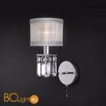 Бра Eurosvet Zaffiro 10099/1 хром/прозрачный хрусталь Strotskis - Фото 0