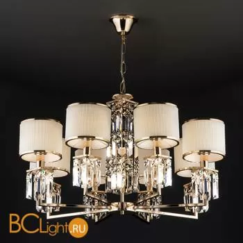 Люстра Eurosvet Zaffiro 10099/8 золото/прозрачный хрусталь Strotskis