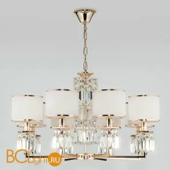 Люстра Eurosvet Zaffiro 10099/8 золото/прозрачный хрусталь Strotskis - Фото 0