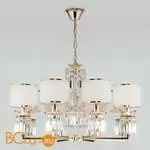 Люстра Eurosvet Zaffiro 10099/8 золото/прозрачный хрусталь Strotskis - Фото 0