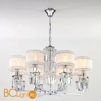 Люстра Eurosvet Zaffiro 10099/8 хром/прозрачный хрусталь Strotskis