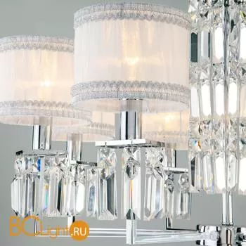 Люстра Eurosvet Zaffiro 10099/8 хром/прозрачный хрусталь Strotskis - Фото 0