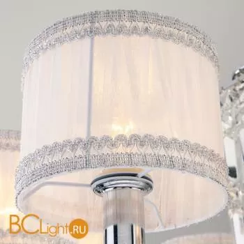 Люстра Eurosvet Zaffiro 10099/8 хром/прозрачный хрусталь Strotskis - Фото 3