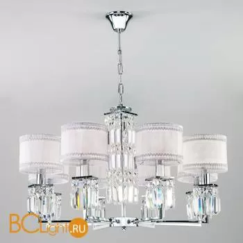 Люстра Eurosvet Zaffiro 10099/8 хром/прозрачный хрусталь Strotskis - Фото 1