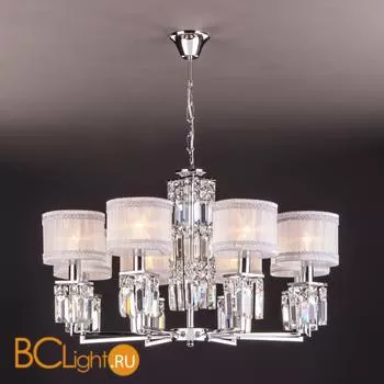 Люстра Eurosvet Zaffiro 10099/8 хром/прозрачный хрусталь Strotskis - Фото 4