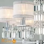 Люстра Eurosvet Zaffiro 10099/8 хром/прозрачный хрусталь Strotskis - Фото 0