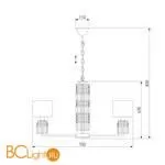 Люстра Eurosvet Zaffiro 10099/8 хром a056962 - Фото 3