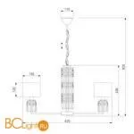 Люстра Eurosvet Zaffiro 10099/5 хром a056961 - Фото 2