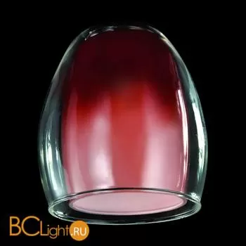 Плафон Eurosvet плафон 9808, 30151 красный+прозрачный, арт. 70433