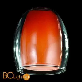 Плафон Eurosvet плафон 9808/30151 оранжевый+прозрачный, арт. 70438