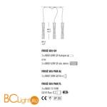 Подвесной светильник Morosini Evi Style Frise SO3 PAR AL ES0153SO08NEAL - Схема