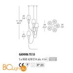 Торшер Morosini Evi Style Gadora TE S5 ES0600TE04GTAL - Схема