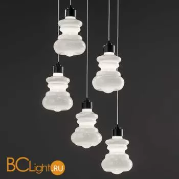 Подвесной светильник Evi Style Trottola Nero Bianco