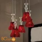 Подвесной светильник Evi Style Vintage glass SO5 Pagoda ES0226SO04SR