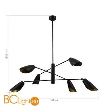 Люстра Evoluce ALTON SLE1254-403-06 - Фото 3