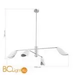 Люстра Evoluce ALTON SLE1254-103-04 - Фото 3