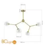 Люстра Evoluce ARCUS SLE1106-203-04 - Фото 2