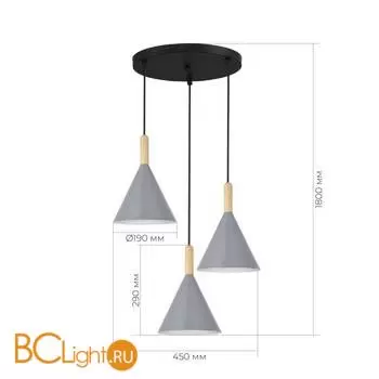 Подвесной светильник Evoluce ARKET SLE1255-433-03 - Фото 3