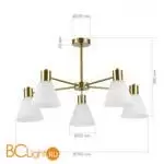 Люстра Evoluce ARKI SLE1561-302-05 - Фото 2