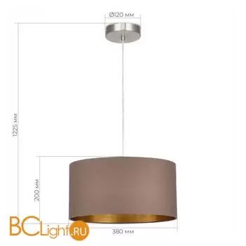 Подвесной светильник Evoluce Brescia SLE300573-01 - Фото 0