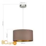 Подвесной светильник Evoluce Brescia SLE300573-01 - Фото 0