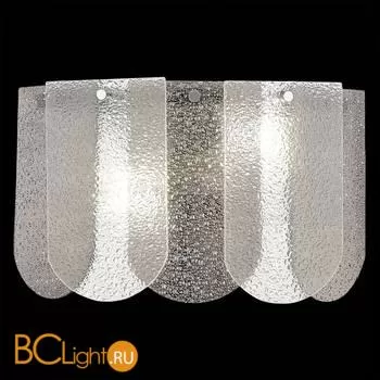 SLE1125-101-02 Светильник настенный Хром/Прозрачно-Дымчатый E14 2*40W ERZO - Фото 2