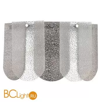 SLE1125-101-02 Светильник настенный Хром/Прозрачно-Дымчатый E14 2*40W ERZO - Фото 0