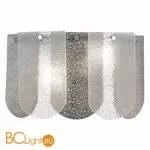 SLE1125-101-02 Светильник настенный Хром/Прозрачно-Дымчатый E14 2*40W ERZO