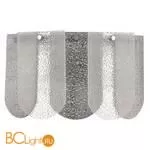 SLE1125-101-02 Светильник настенный Хром/Прозрачно-Дымчатый E14 2*40W ERZO - Фото 0