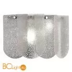 SLE1125-101-02 Светильник настенный Хром/Прозрачно-Дымчатый E14 2*40W ERZO - Фото 1