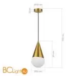 Подвесной светильник Evoluce FLORI SLE1197-203-01 - Фото 5