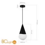 Подвесной светильник Evoluce FLORI SLE1197-403-01 - Фото 5