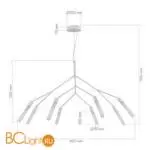 Подвесной светильник Evoluce KAITO SLE1129-503-08 - Фото 2